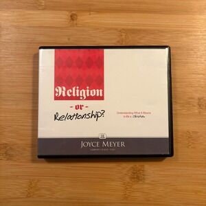 Joyce Meyer Religion Or Relationship 4 Discs Audiobook